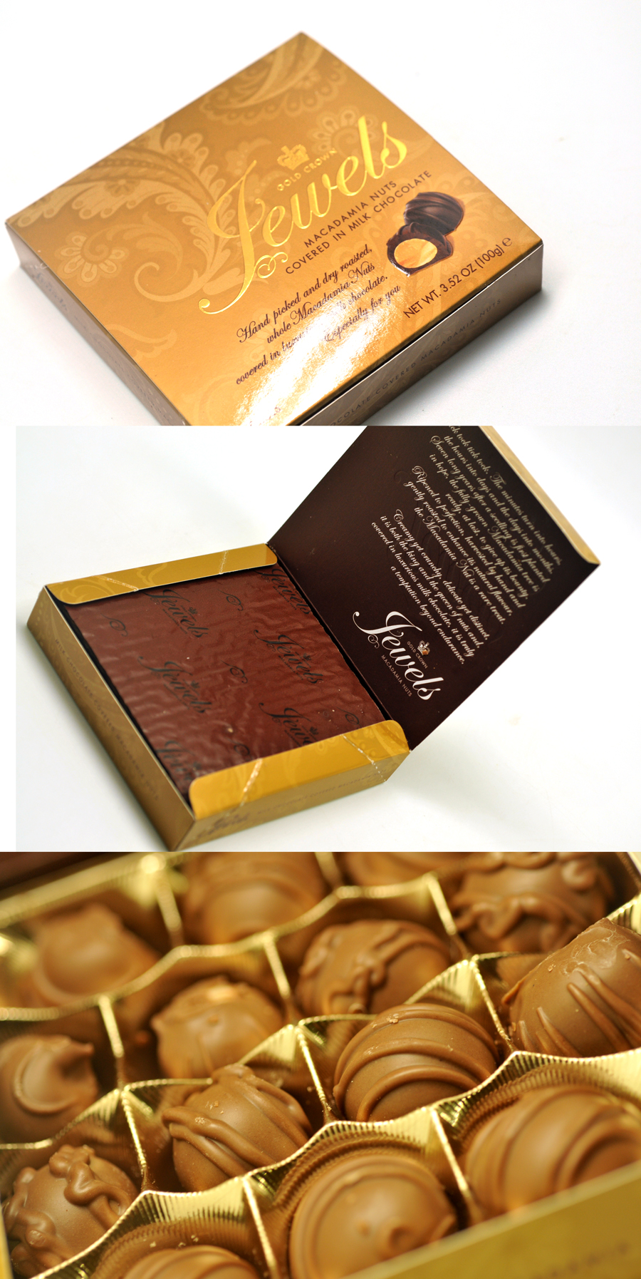 Gold Crown Chocolate box