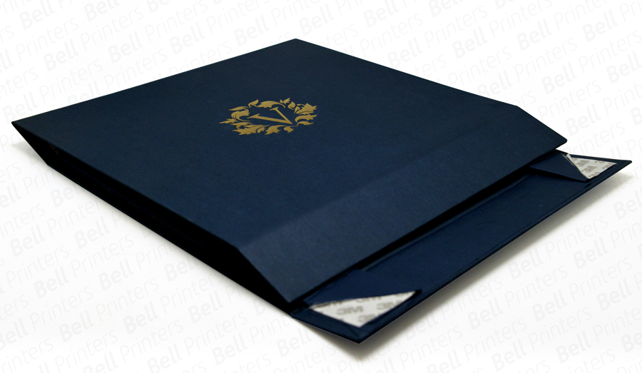 Navy-Blue-Foldable-Garments-Rigid-Box-folded-flat.