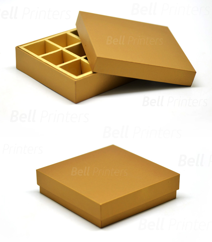 Customized Luxury Rigid boxes for Chocolates - Bell Printers